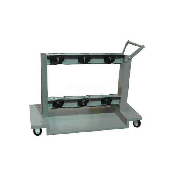 Justrite Justrite 6 Cylinder Wheeled Cart G-630 - 52"W x 24"D x 36-1/4"H - 2000 Lb. Capacity 35058 - main